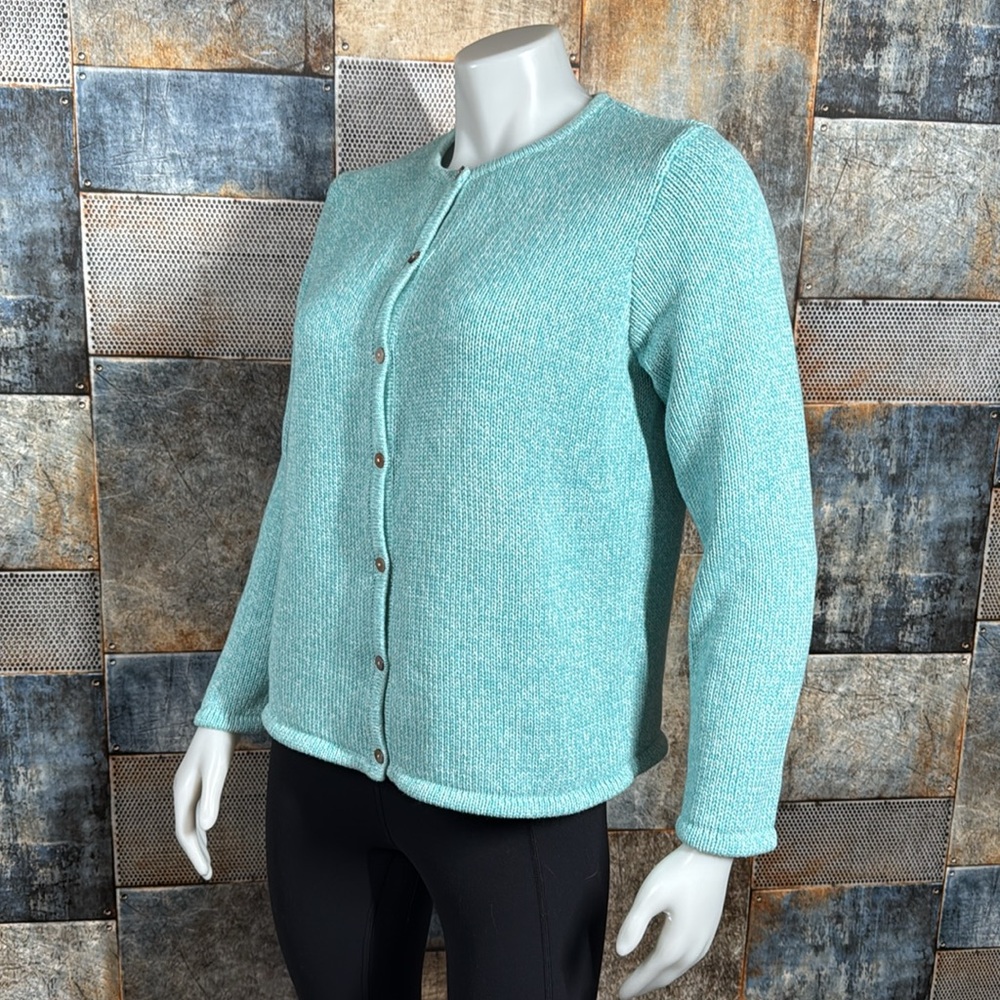 L.L. Bean Women’s Button Front Cardigan Sweater Size L - Picture 6 of 12
